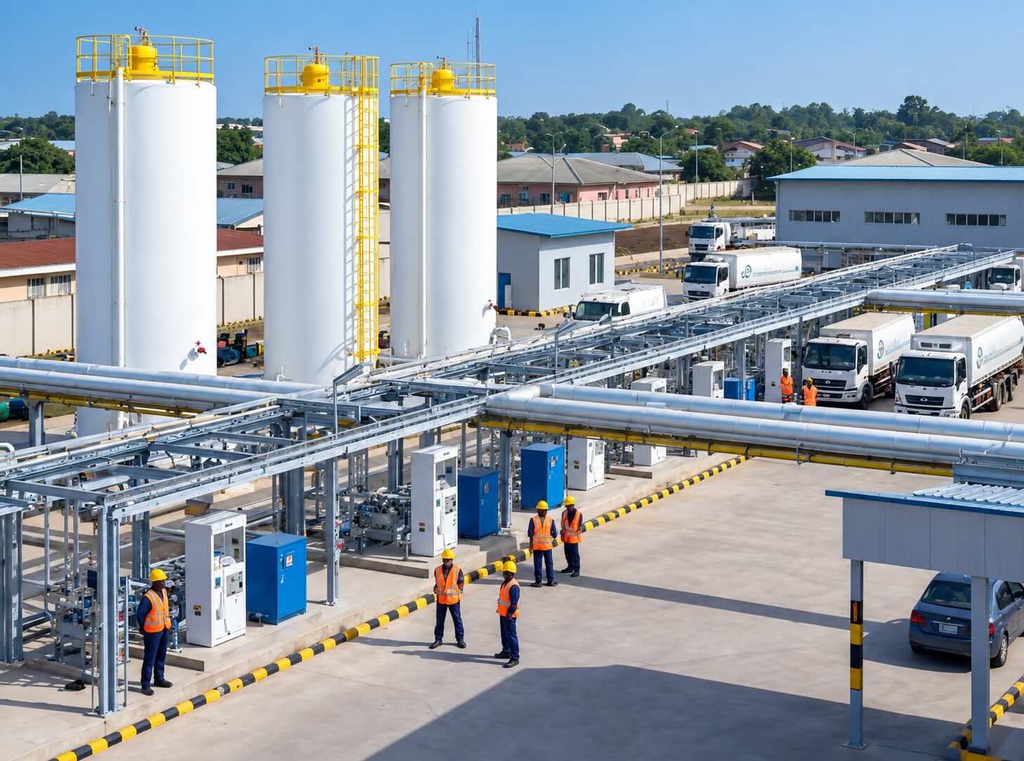 Fidox Energy plant — LPG terminal, pipelines, and fleet